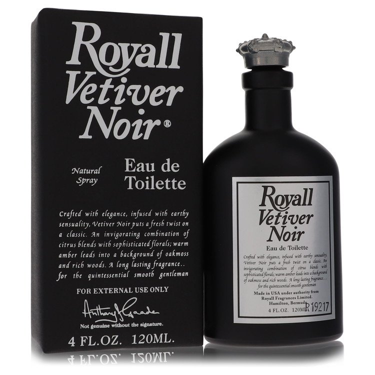 Royall Vetiver Noir by Royall Fragrances Eau de Toilette Spray 4 oz for Men