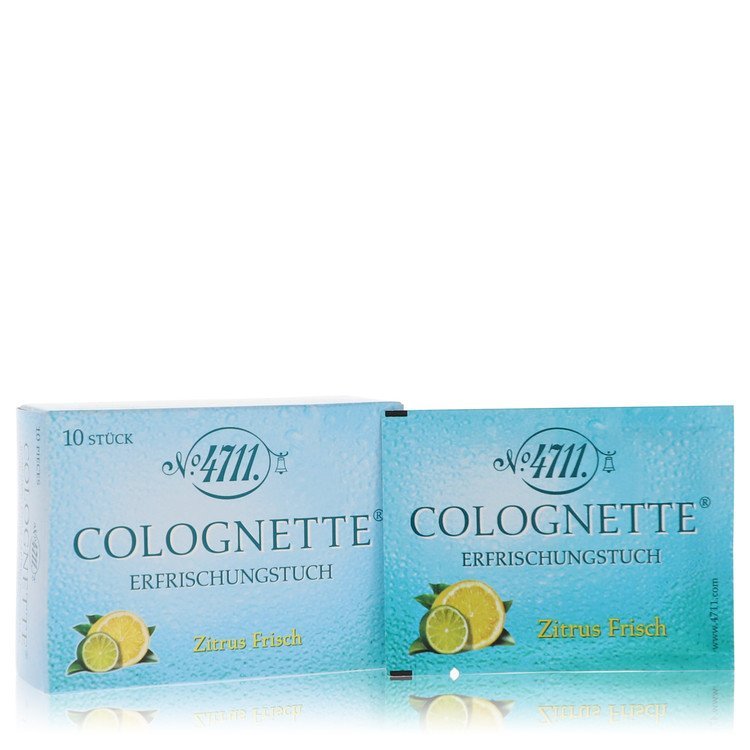 4711 Colognette Refreshing Lemon by 4711 Box Of 10 Refreshing Tissues — for Men