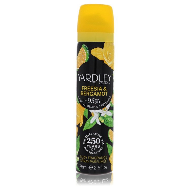 Yardley Freesia & Bergamot by Yardley London Body Fragrance Spray 2.6 oz for Women